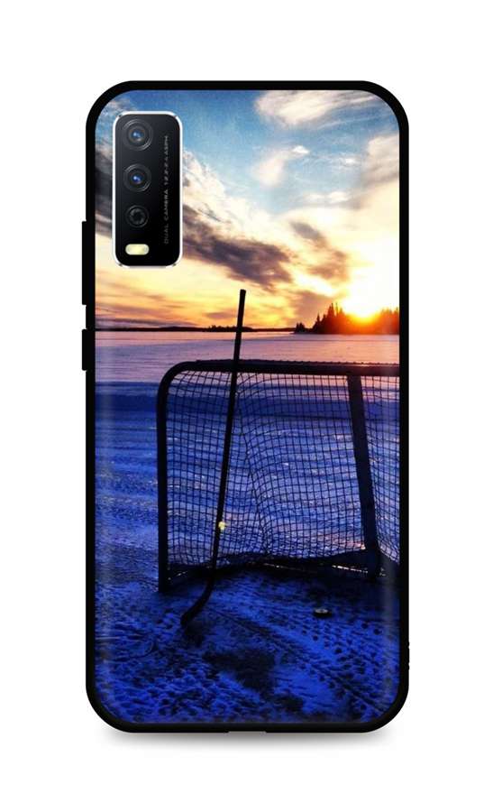 Zadní silikonový kryt DARK na Vivo Y11s Hockey Sunset