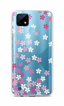 Zadní silikonový kryt na Realme C21 Pink Blossom
