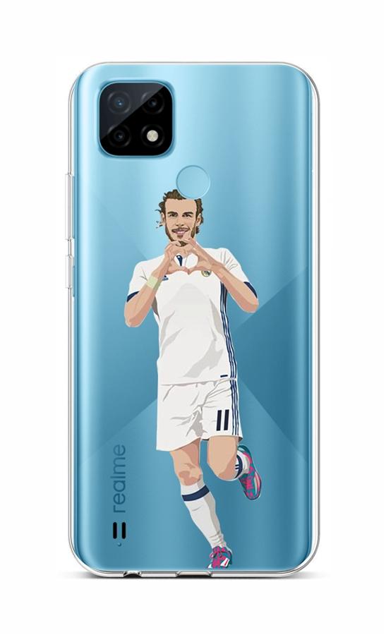 Zadní silikonový kryt na Realme C21 Fotbalista 2