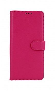 Knížkové pouzdro na Xiaomi Redmi 9T růžové s přezkou 