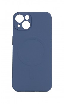 Zadní silikonový kryt na iPhone 13 mini s MagSafe modrý