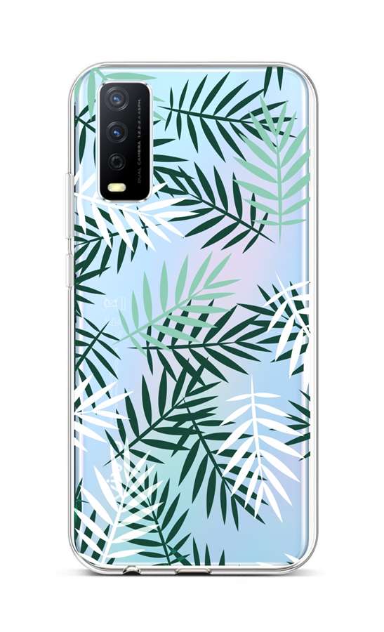 Levně Kryt TopQ Vivo Y20s silikon Listy 66968 (pouzdro neboli obal na mobil Vivo Y20s)