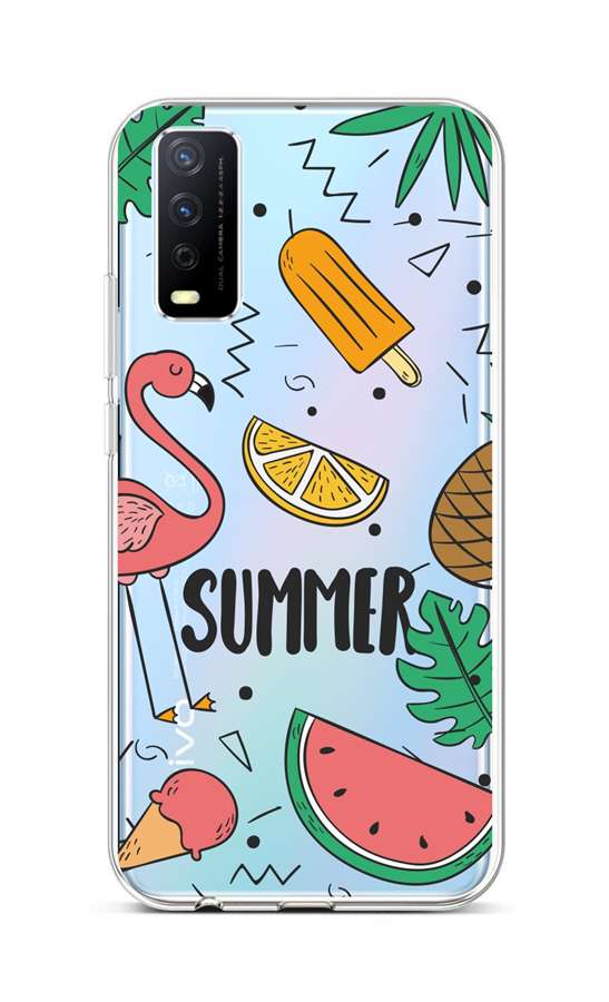 Levně Kryt TopQ Vivo Y20s silikon Summer 66969 (pouzdro neboli obal na mobil Vivo Y20s)