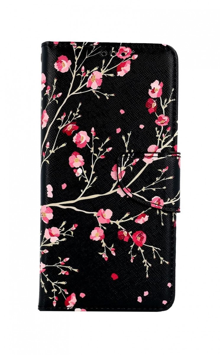 Knížkové pouzdro na iPhone 11 Noční květy