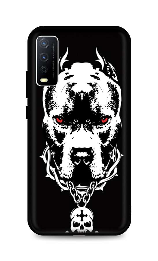 Kryt TopQ Vivo Y20s silikon Fighting Dog 67111 (pouzdro neboli obal na mobil Vivo Y20s)