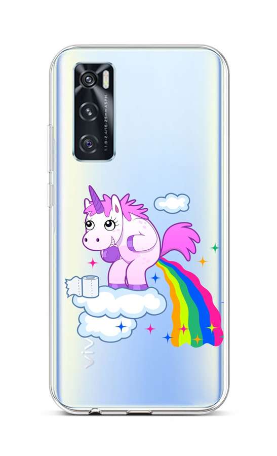 Levně Kryt TopQ Vivo Y70 silikon Rainbow Disaster 67201 (pouzdro neboli obal na mobil Vivo Y70)