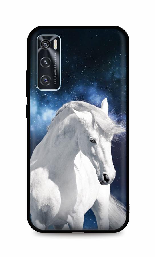 Zadní silikonový kryt DARK na Vivo Y70 White Horse