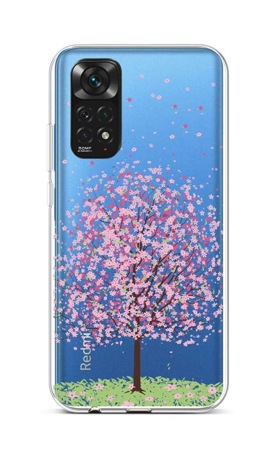 Zadní silikonový kryt na Xiaomi Redmi Note 11 Blossom Tree