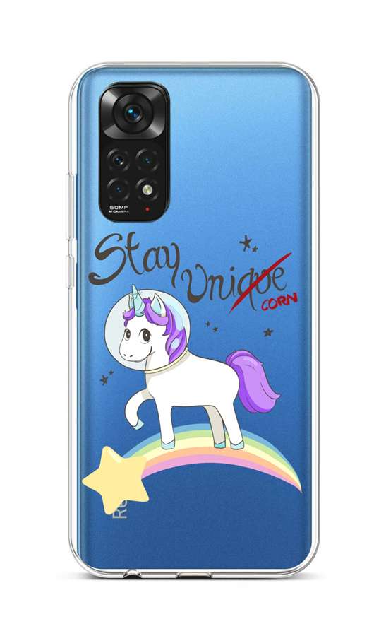 Levně Kryt TopQ Xiaomi Redmi Note 11 silikon Stay Unicorn 67329 (pouzdro neboli obal na mobil Xiaomi Redmi Note 11)