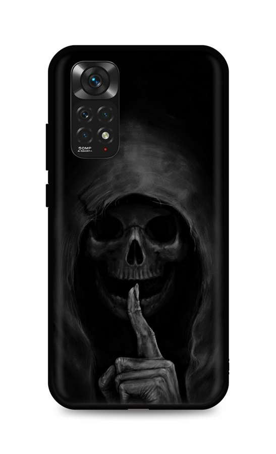Levně Kryt TopQ Xiaomi Redmi Note 11 silikon Dark Grim Reaper 67338 (pouzdro neboli obal na mobil Xiaomi Redmi Note 11)