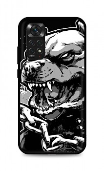 Zadní silikonový kryt DARK na Xiaomi Redmi Note 11 Agressive Pitbull