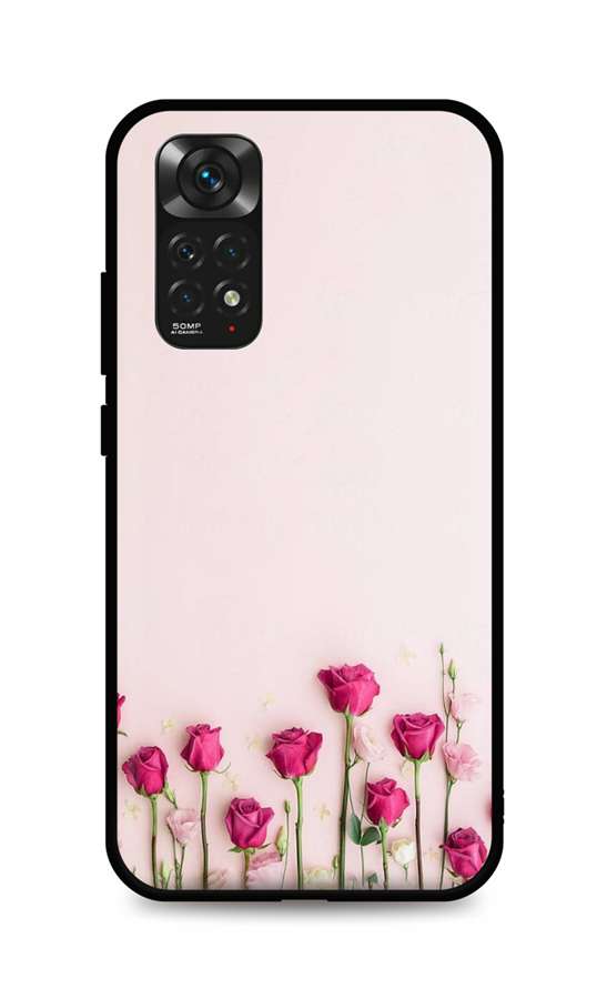 Levně Kryt TopQ Xiaomi Redmi Note 11 silikon Roses 67367 (pouzdro neboli obal na mobil Xiaomi Redmi Note 11)