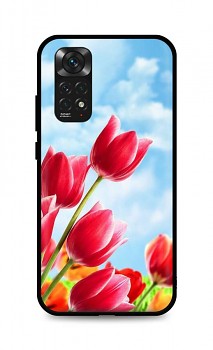 Zadní silikonový kryt DARK na Xiaomi Redmi Note 11 Tulips