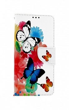 Knížkové pouzdro na Realme 8 5G Barevné s motýlky
