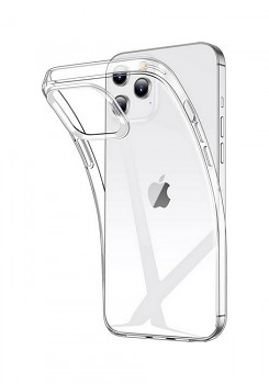 Zadní silikonový kryt na iPhone 12 Pro Max 2 mm průhledný