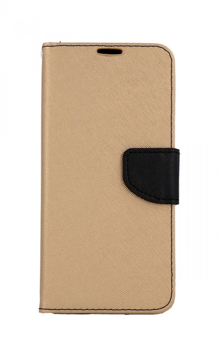 Knížkové pouzdro na Xiaomi Redmi 10 zlaté