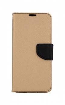 Knížkové pouzdro na Xiaomi Redmi 10 zlaté