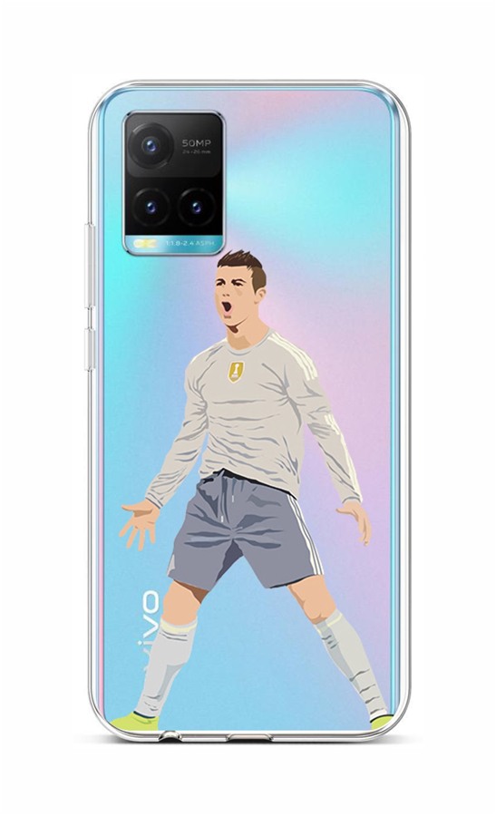 Zadní silikonový kryt na Vivo Y33s Fotbalista