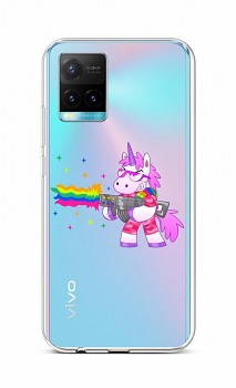 Zadní silikonový kryt na Vivo Y33s Rainbow Gun