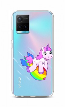 Zadní silikonový kryt na Vivo Y33s Flying Unicorn