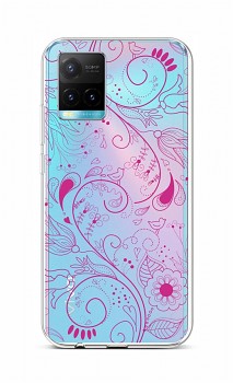 Zadní silikonový kryt na Vivo Y33s Pink Ornament