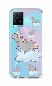 Zadní silikonový kryt na Vivo Y33s Grey Unicorns