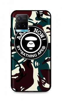 Zadní 3D silikonový kryt na Vivo Y33s Army