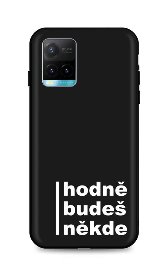 Zadní silikonový kryt DARK na Vivo Y21s Hodně budeš někde