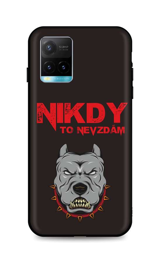 Zadní silikonový kryt DARK na Vivo Y21s Nikdy to nevzdám