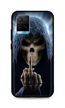 Zadní silikonový kryt DARK na Vivo Y21s Fuck Off