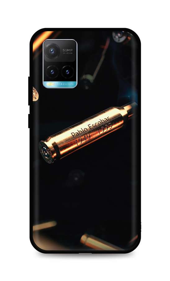 Kryt TopQ Vivo Y21s silikon Pablo Escobar Bullet 68323 (pouzdro neboli obal na mobil Vivo Y21s)