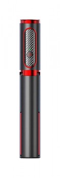 Bluetooth tripod selfie tyč TopQ AB202 černo-červená
