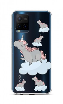Zadní silikonový kryt na Vivo Y21s Grey Unicorns