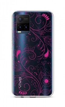 Zadní silikonový kryt na Vivo Y21s Pink Ornament