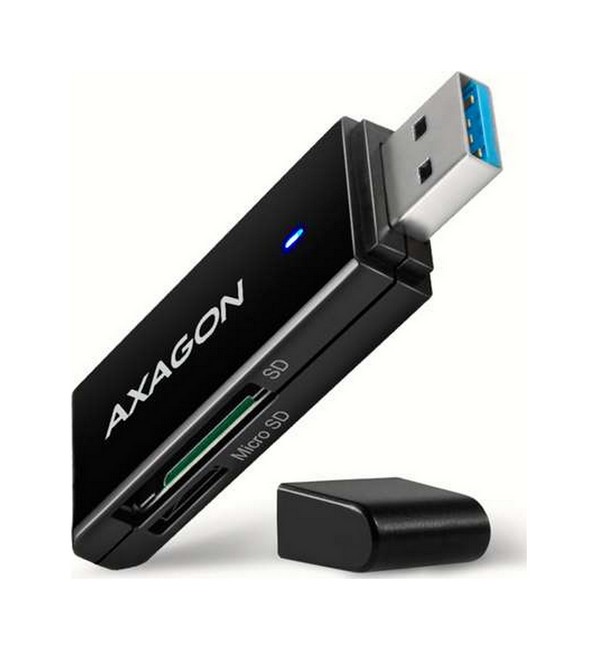 Čtečka paměťových karet AXAGON CRE-S2N USB 3.2 typ A se dvěma sloty