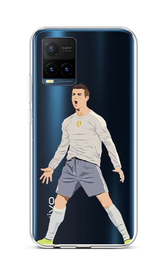 Zadní silikonový kryt na Vivo Y21s Fotbalista