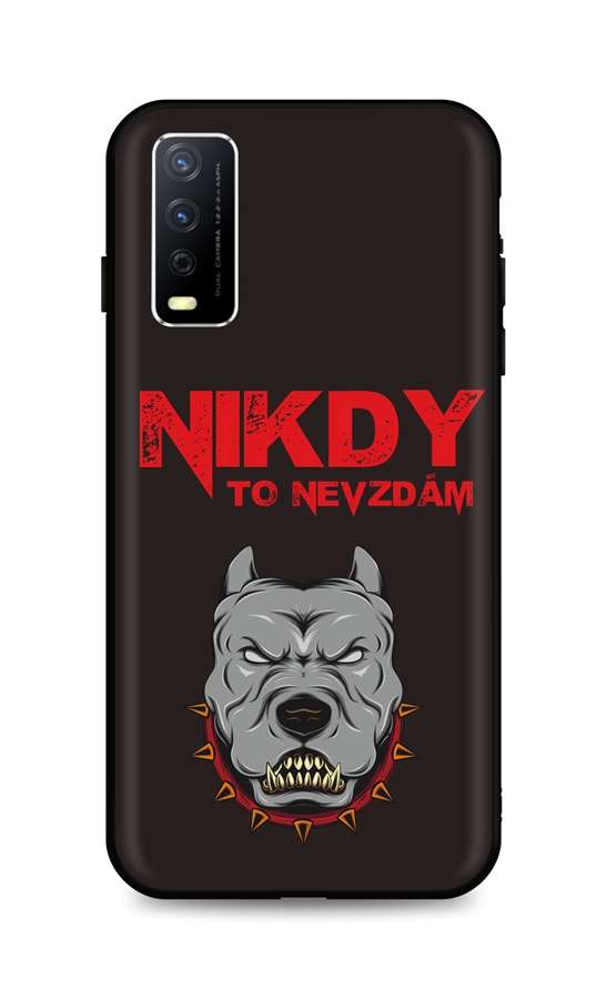 Zadní silikonový kryt DARK na Vivo Y11s Nikdy to nevzdám