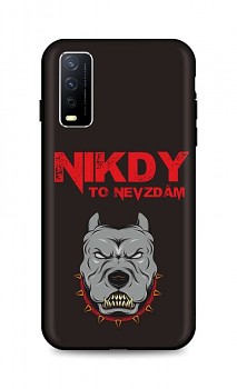 Zadní silikonový kryt DARK na Vivo Y20s Nikdy to nevzdám