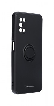 Zadní silikonový kryt Roar Amber na Samsung A03s černý