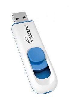 Flash disk ADATA C008 Classic 32GB bílý