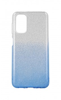 Zadní pevný kryt na Samsung A13 5G glitter stříbrno-modrý