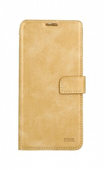 Knížkové pouzdro Molan Cano Issue Diary na Xiaomi Redmi Note 10S zlaté