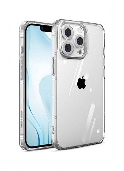 Silikonový kryt Antishock na iPhone 12 Pro průhledný