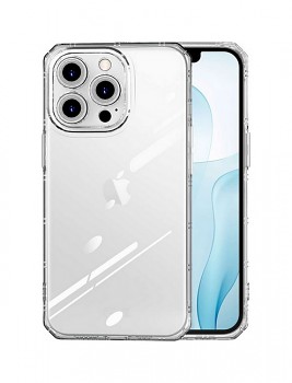 Silikonový kryt Antishock na iPhone 13 Pro Max průhledný