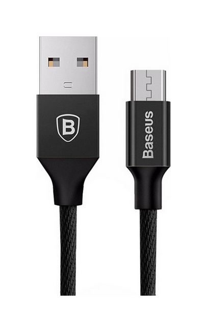 Levně Datový kabel Baseus Yiven CAMYW-A01 microUSB černý 68791