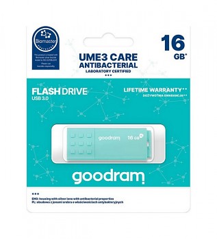 Flash disk GOODRAM UME3 16GB USB 3.0 Care mentolový