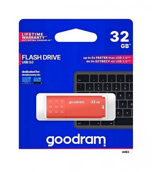 Flash disk GOODRAM UME3 32GB oranžový