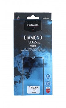 Tvrzené sklo MyScreen na Samsung S22 5G DIAMOND FullGlue černé