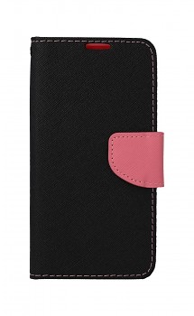 Knížkové pouzdro na Samsung S10e černo-růžové