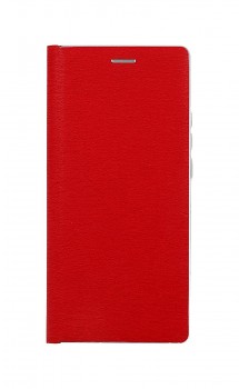 Knížkové pouzdro Luna Book na Xiaomi Redmi 9A červeno-stříbrné